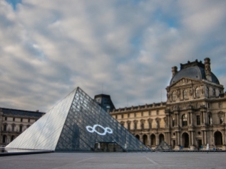 It is empty! What a beautiful time to see the Louvre.